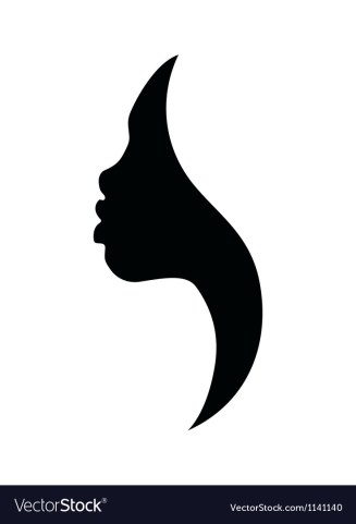 african-american-woman-face-profile-vector-1141140